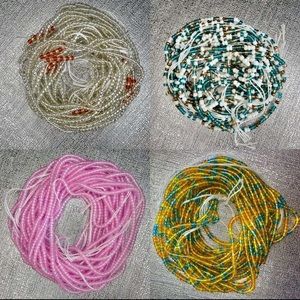 2pc handmade waist bead